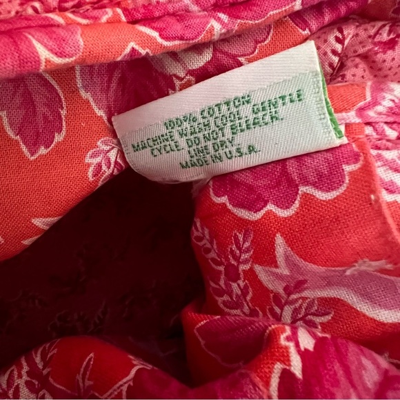 Vintage VERA BRADLEY Hope Toile 2006 Hobo Bag 1 Handle Zip Top Shoulder Pink Y2K - Picture 12 of 14